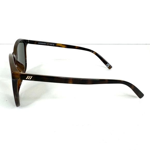 LE SPECS Entitlement 57mm Sunglasses NEW Milky Tort Tortoise main image 4
